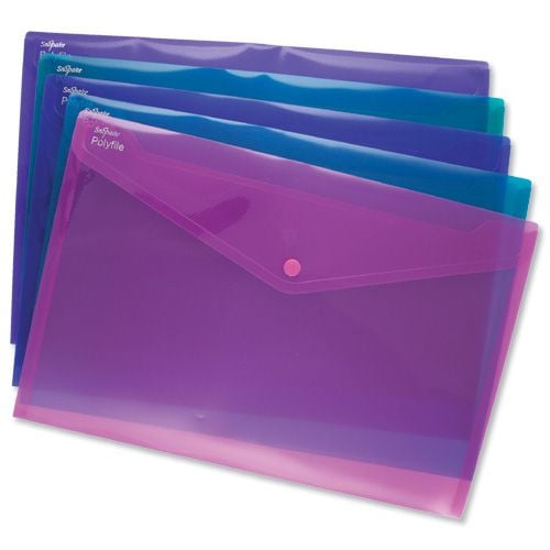 Папка с копче Snopake за училище, формат А4