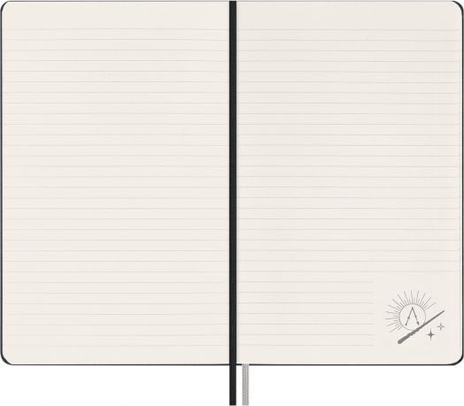 Комплект тефтер и ролер Moleskine Harry Potter Lumos