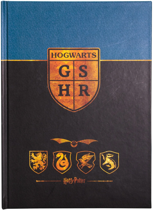 Тефтер Harry Potter A5, широки редове, 120 листа