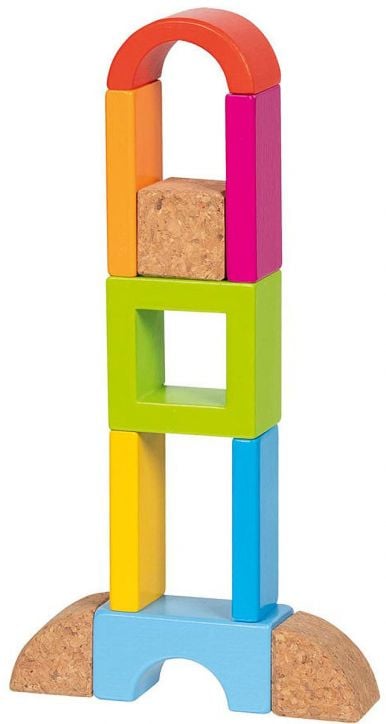 Конструктор Goki от дърво и корк