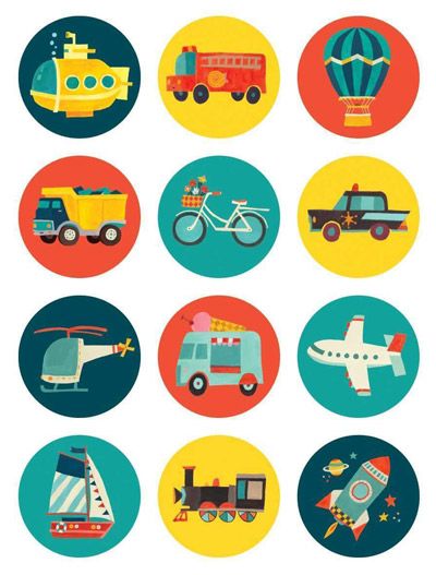 Мини мемори игра Mudpuppy - Транспортни средства