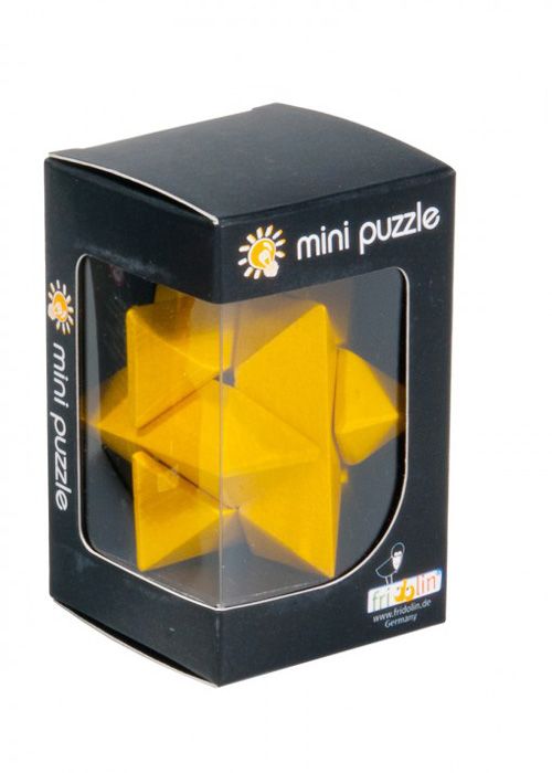 3D пъзел от бамбук - Звезда