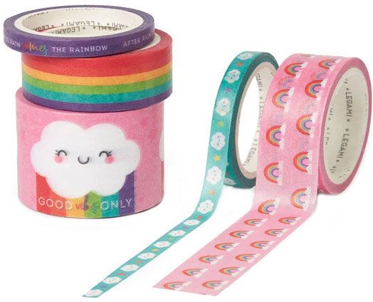 Комплект цветно тиксо Legami - Rainbow