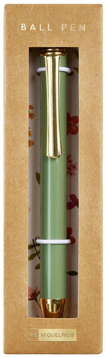 Химикалка Miquelrius Spring Flowers, зелена