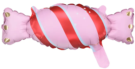 Фолиев балон PartyDeco - Бонбон, 5 бр.