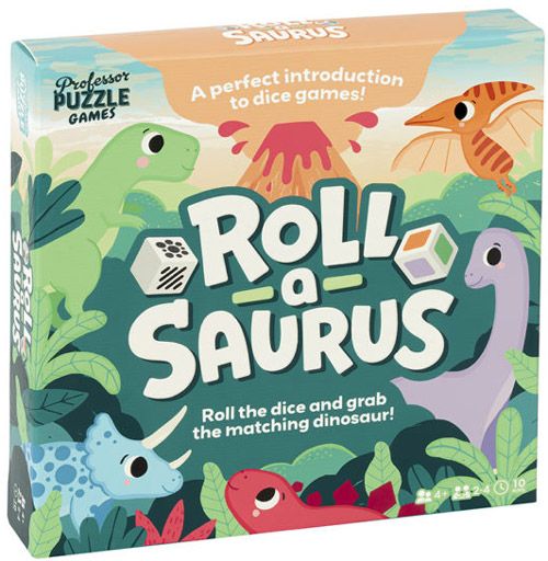 Игра Professor Puzzle: Rollasaurus
