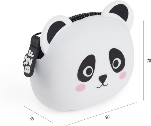 Силиконово портмоне за монети Miquelrius Back2Fun - Панда