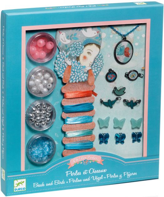 Игра Djeco: Създай бижута, Pearls and Birds