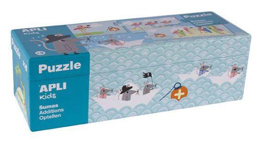 Пъзел Apli Kids - математика с животни