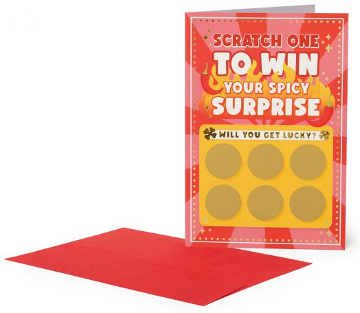 Скреч картичка Legami Spicy Surprise