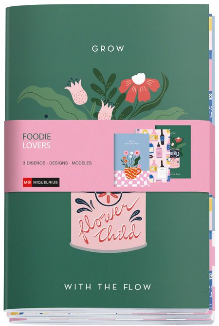 Комплект от 3 тетрадки Miquelrius Foodie Lovers