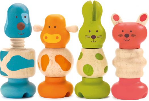 Дървена низанка Djeco Vis-animo