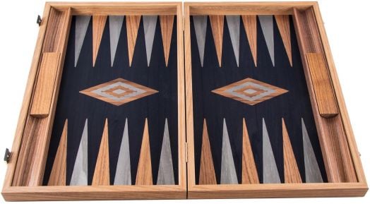 Табла Manopoulos с отделения - американски орех и черен дъб, 48 х 30 см.