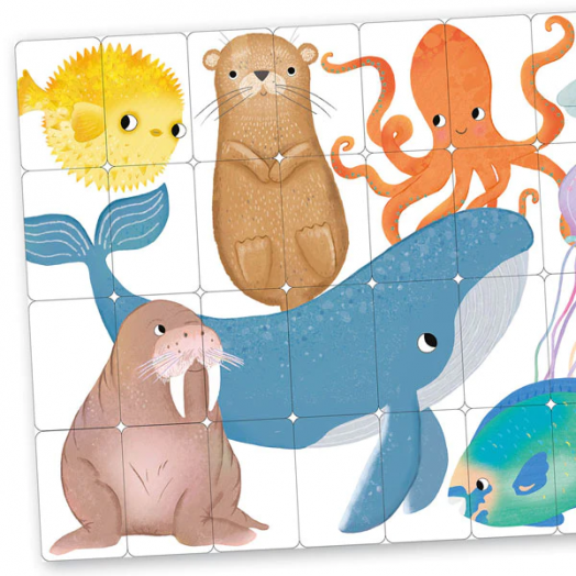 Under Sea Snap Game Cards