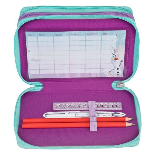 Пълен ученически несесер Undercover Frozen с три отделения, модел 2024