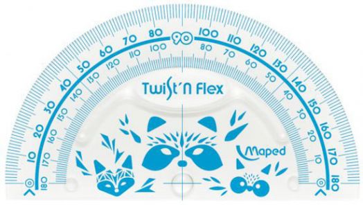 Комплект за чертане Maped Mini Cute, 3 части