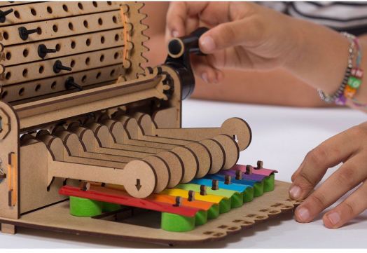 Дървен конструктор Smartivity - Музикална машина