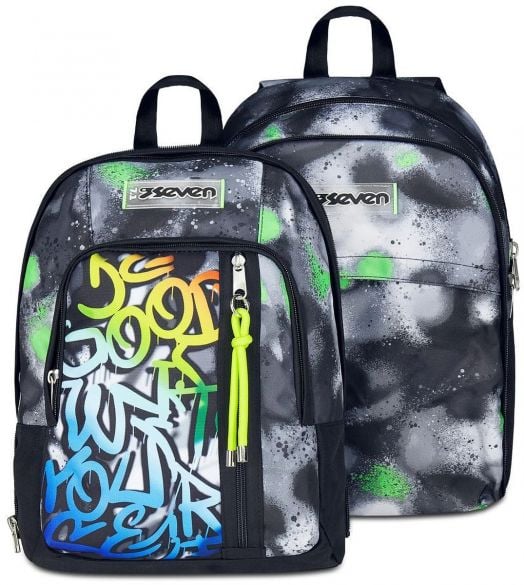 Ученическа раница Seven Dual Detach Spring Paint с две отделения