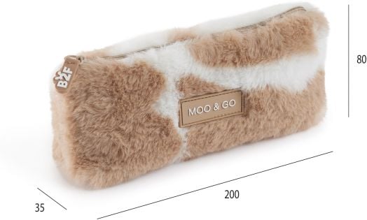 Плюшен несесер Miquelrius Back2Fun Moo & Go, кафяв