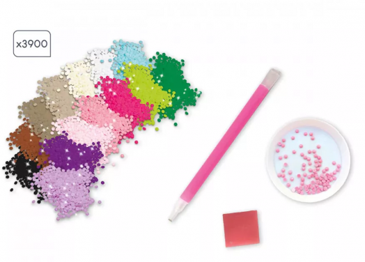 Творчески комплект Janod - Диамантена мозайка, Елен