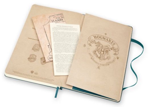 Класически тефтер Moleskine Limited Editions Harry Potter Sorting Hat с твърди корици и линирани страници