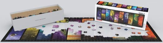 Панорамен пъзел Eurographics - Слънчевата система, 1000 части