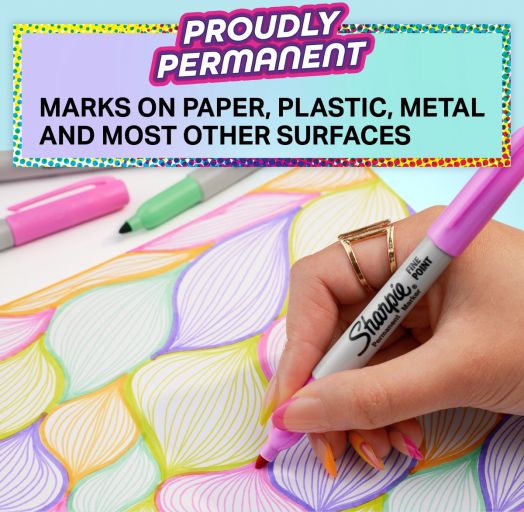 Комплект маркери Sharpie - Glam Pop, 24 цвята