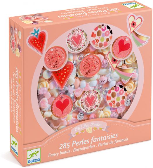 Творчески комплект Djeco - Направи си сам бижута - Fancy hearts