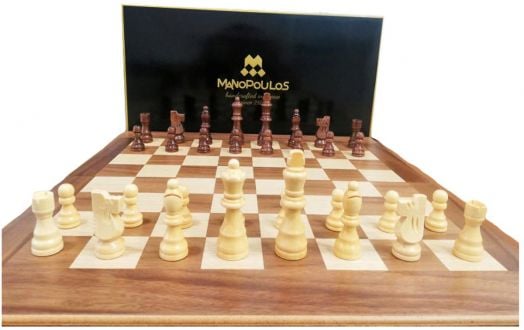 Шах и табла Manopoulos - Орех, 48 х 26 см.