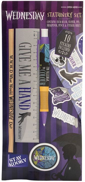 Канцеларски сет Blue Sky - Wednesday, 6 части