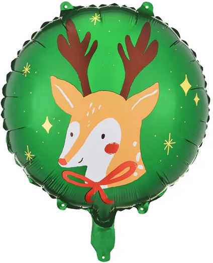 Коледен фолиев балон PartyDeco - Елен