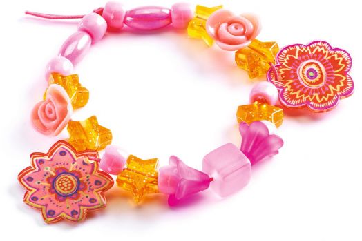 Творчески комплект Djeco: Създай бижута с цветчета