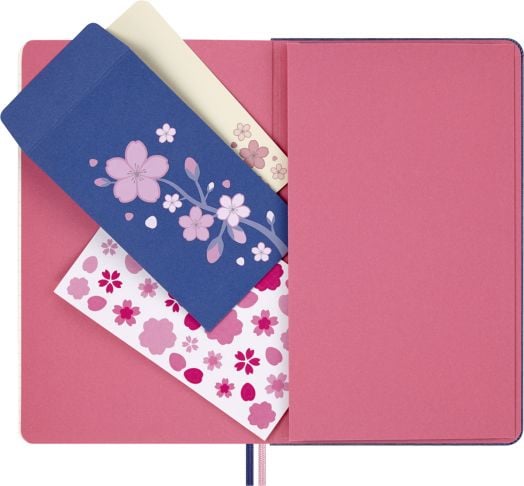 Тефтер Moleskine Sakura Limited Edition с твърда корица и линирани страници