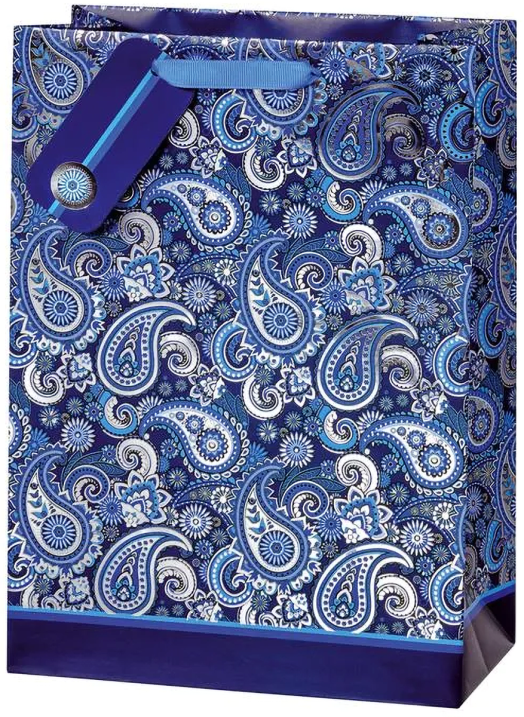 Подаръчна торбичка BSB - Blue Paisley, размер L