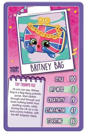 Настолна игра с карти Top Trumps: Shopkins