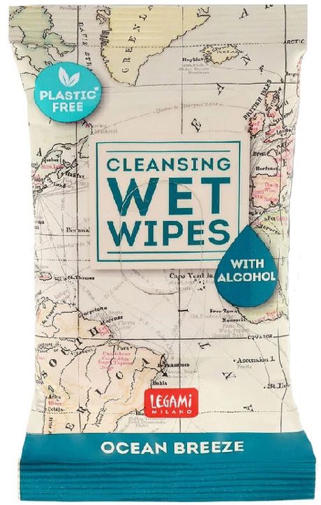 Мокри кърпички Legami - Travel, 10 броя