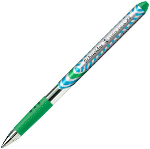Химикалка Schneider Slider Basic XB, зелена