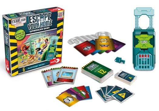 Настолна игра:  Escape Your House. Шпионски екип