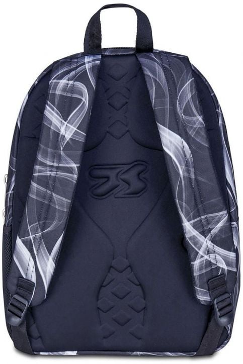 Ученическа раница Seven Freethink Jet Black с две отделения и USB порт