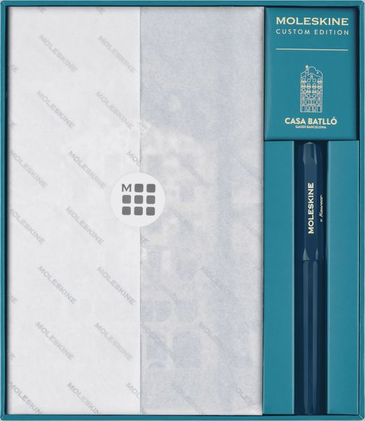 Комплект тефтер и ролер Moleskine Casa Batlló
