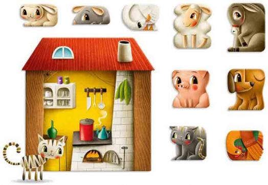 Детска настолна игра: Бременските музиканти