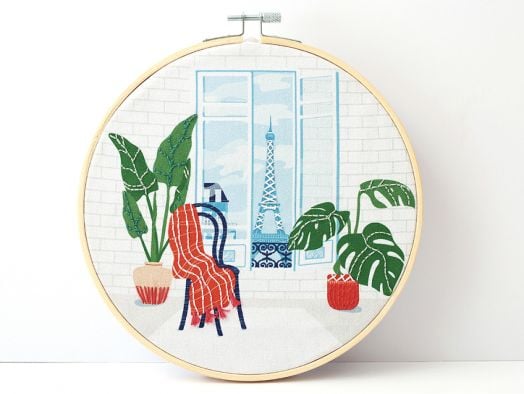 Комплект за бродиране Graine Creative - Париж