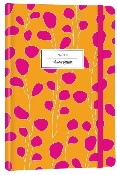 Тефтер Victoria's Journals Smyth Flexy Art Orange A6 с твърди корици, 96 листа