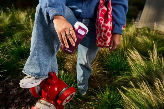 Стоманена термочаша Kambukka Etna Cherry Lacquer, 0.300 л.