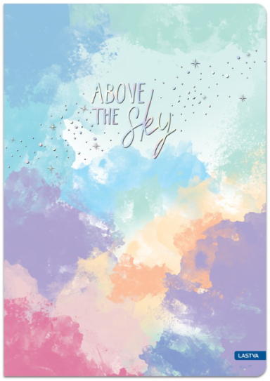 Тетрадка Lastva Sky, A5, 96 листа, широки редове