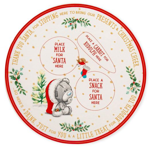 Комплект Me To You - бутилка и чиния - Моята първа Коледа