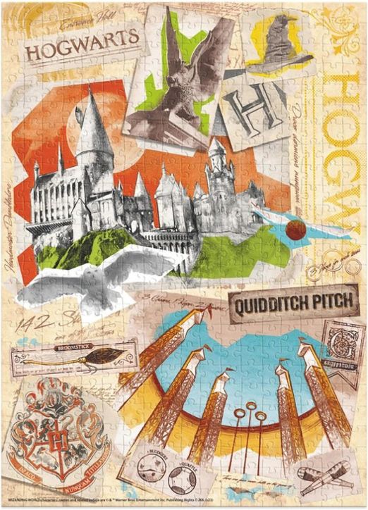 Пъзел Dodo Harry Potter: Хогуортс, 450 части