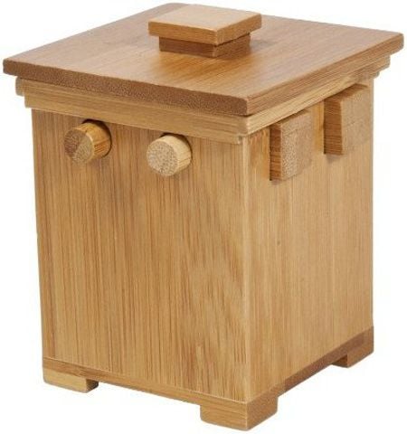 3D пъзел от бамбук - Сейф 2