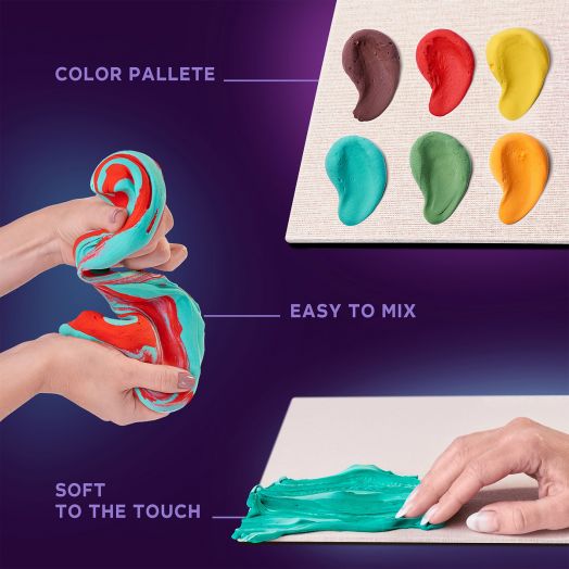 Творчески комплект Okto - Направи 3D картина с лек моделин 