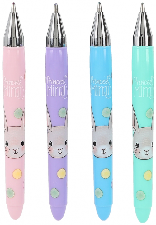 Комплект гел химикалки Princess Mimi, 4 цвята